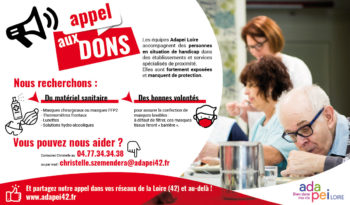 appel aux dons - COVID19