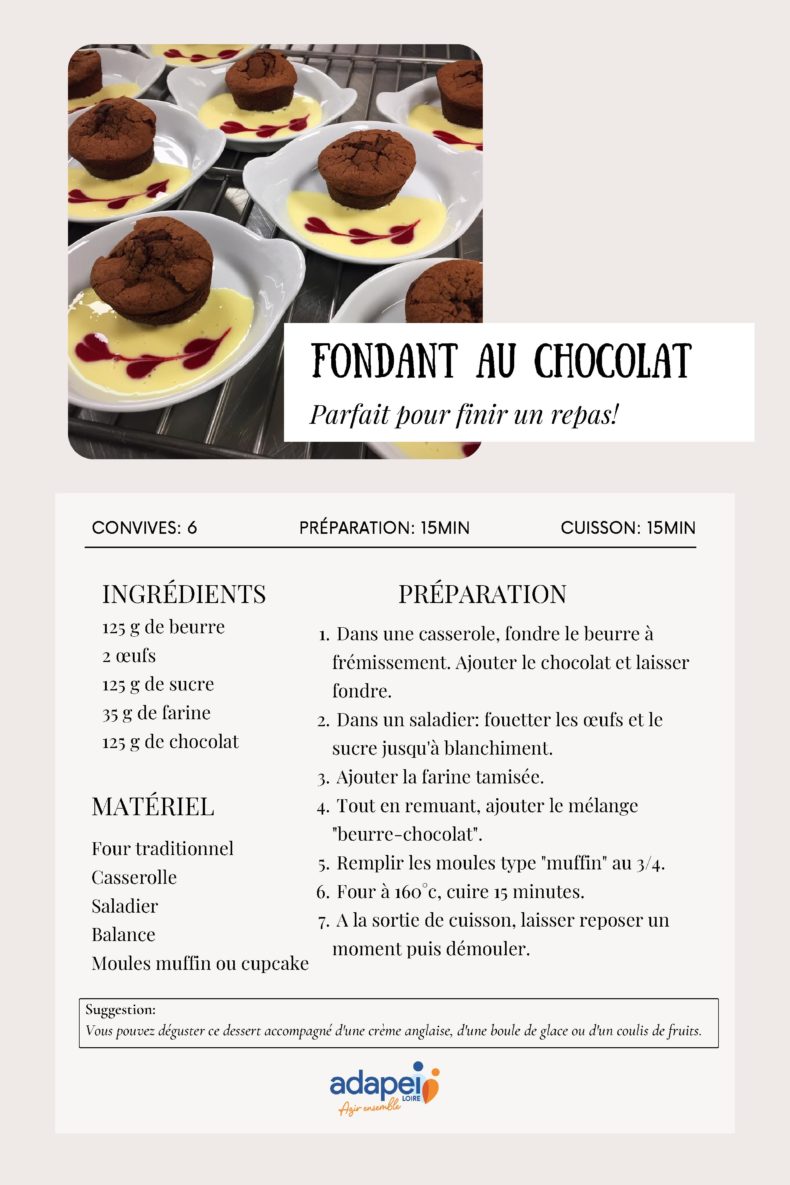 Fondant chocolat 3S